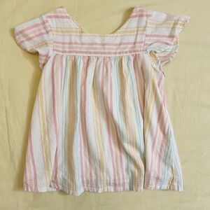 Girls striped flowy top